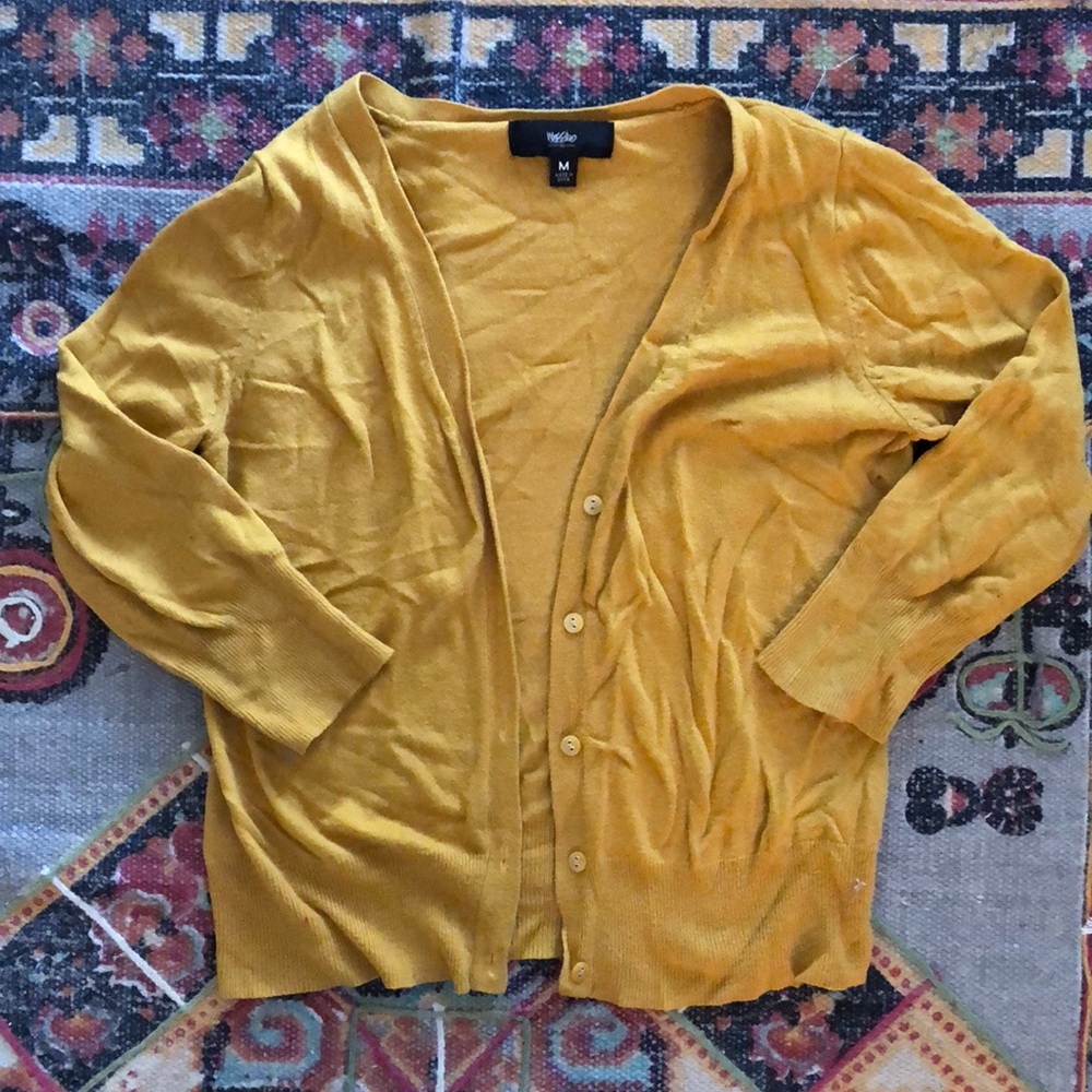 Mustard Cardigan